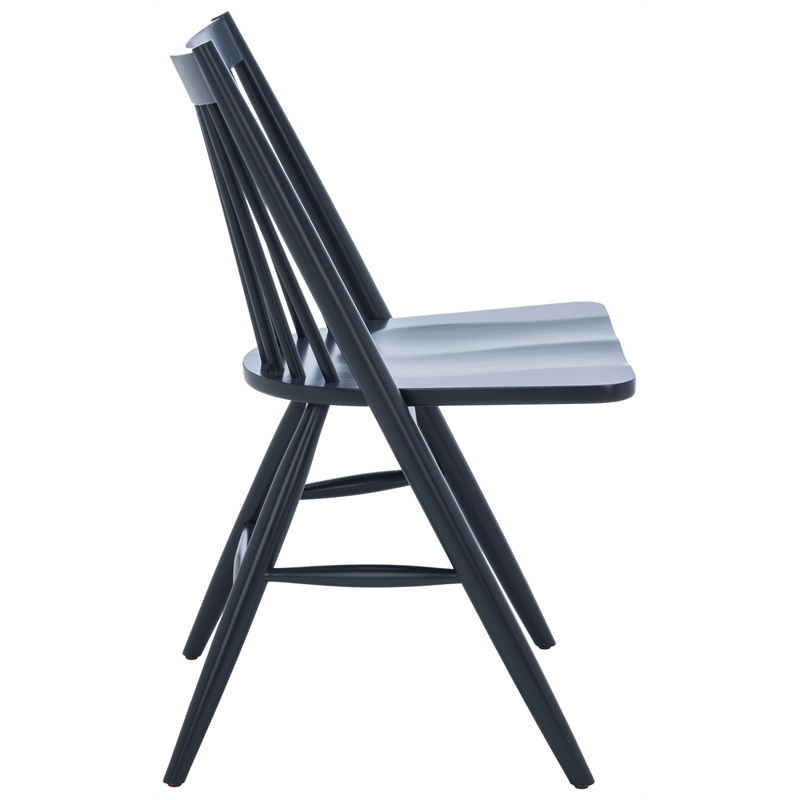 Safavieh Wren Wood Dining Chair in Dark Gray