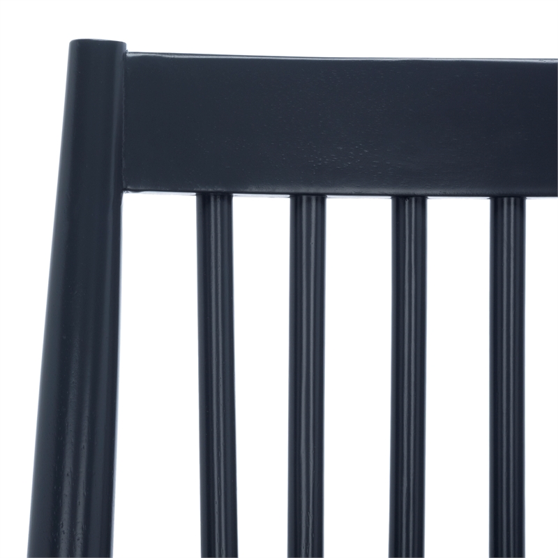 Safavieh Wren Wood Dining Chair in Dark Gray