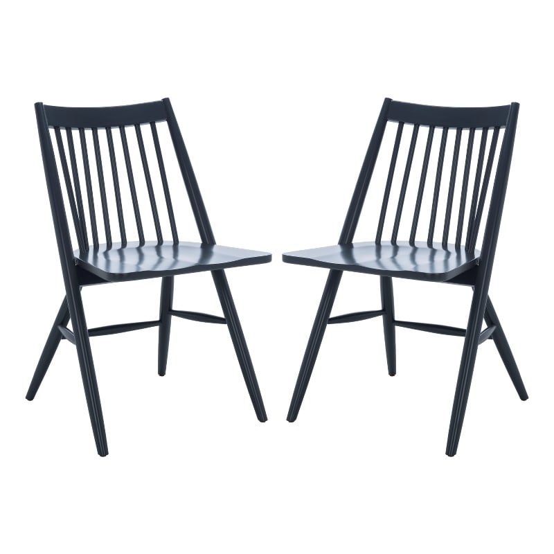 Safavieh Wren Wood Dining Chair in Dark Gray
