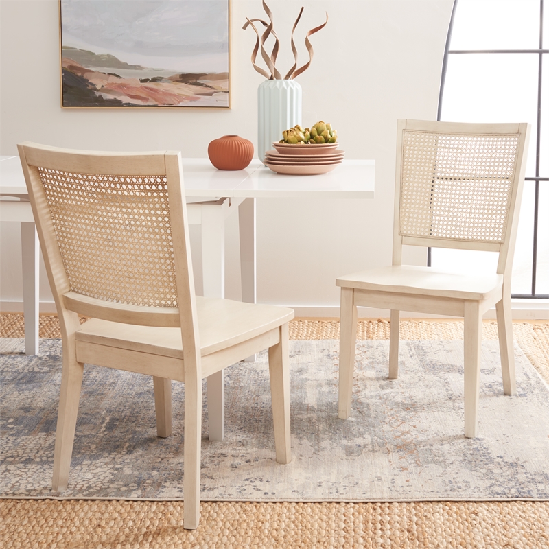 Safavieh Margo Wood  Dining Chair in White