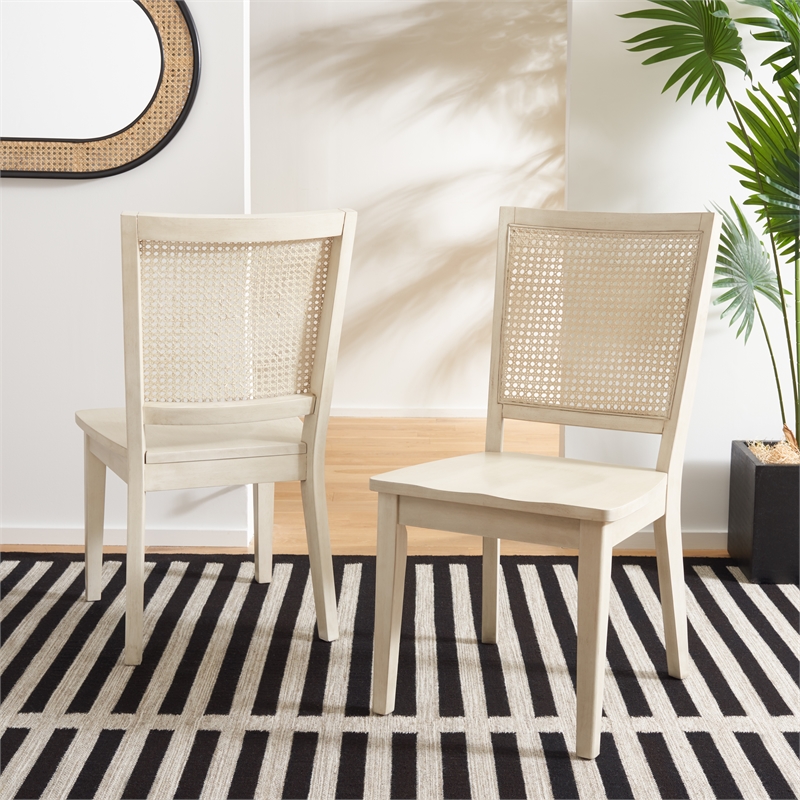 Safavieh Margo Wood  Dining Chair in White