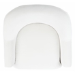 Safavieh Rodrik Wood and Fabric Accent Chair in White