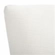 Safavieh Delfino Wood and Fabric Accent Chair in White