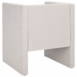 Safavieh Gisle Wood Accent Chair in Light Gray