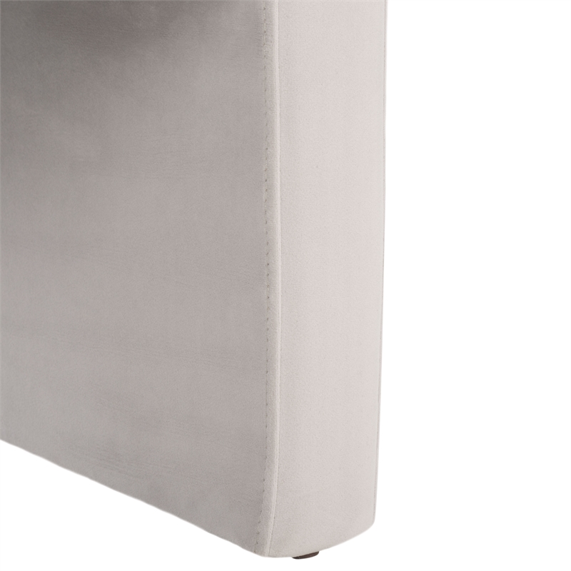 Safavieh Gisle Wood Accent Chair in Light Gray