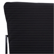 Safavieh Portland Metal and Wood Pillow Top Accent Chair in Black /Black