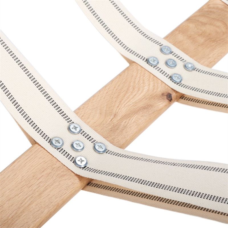 Safavieh Portland Metal and Wood Pillow Top Accent Chair in Black /Black