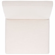 Safavieh Oliviadella Wood and Fabric Accent Chair in Cream / Walnut