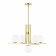 Safavieh Lenore Iron and Glass  5 Lt 29.75