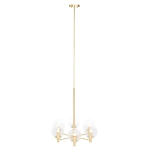 Safavieh Jayde Steel and Iron 6Lt 28&quot Chandelier in Gold
