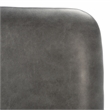Safavieh Chavelle Metal and Wood Side Chair in Gray / Black