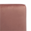 Safavieh Kermit Wood and Velvet Accent Chair in Dusty Rose / Black