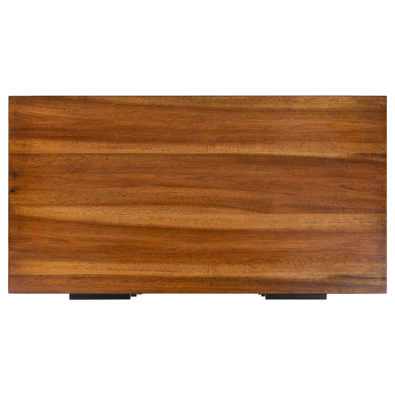 Safavieh Marquise Wood and Metal 3 Drawer Chest in Brown