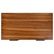 Safavieh Marquise Wood and Metal 3 Drawer Chest in Brown