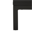 Safavieh Zadie Wood and Metal 3 Drawer Rattan Chest in Black / Natural