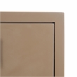Safavieh Blaize Wood and Metal 3 Drawer Chest in Taupe / Black