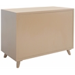 Safavieh Blaize Wood and Metal 3 Drawer Chest in Taupe / Black