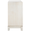 Safavieh Ashlynn Wood 2 Door Chest in Silver