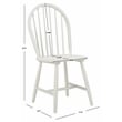 Safavieh Camden Wood Spindle Dining Chair in Off White