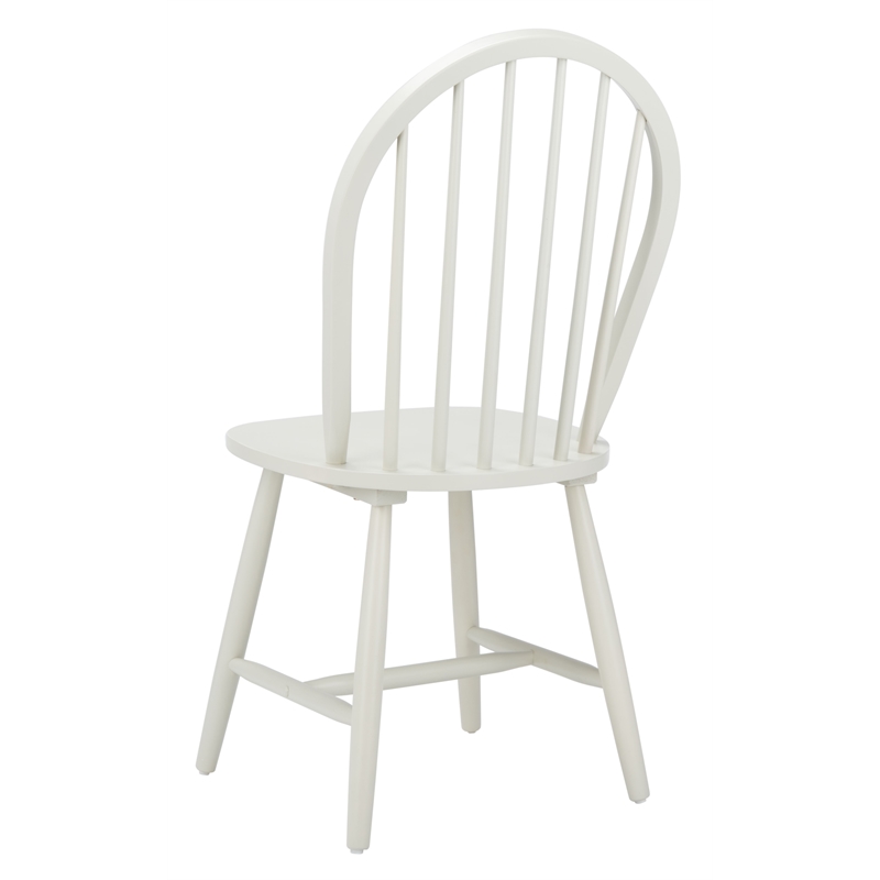 Safavieh Camden Wood Spindle Dining Chair in Off White