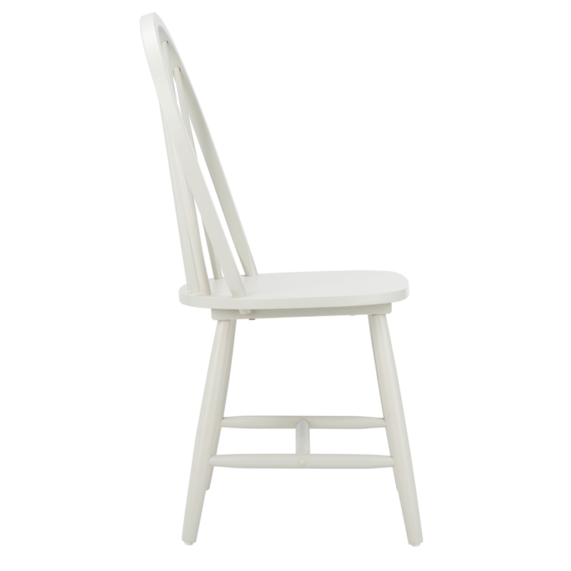 Safavieh Camden Wood Spindle Dining Chair in Off White