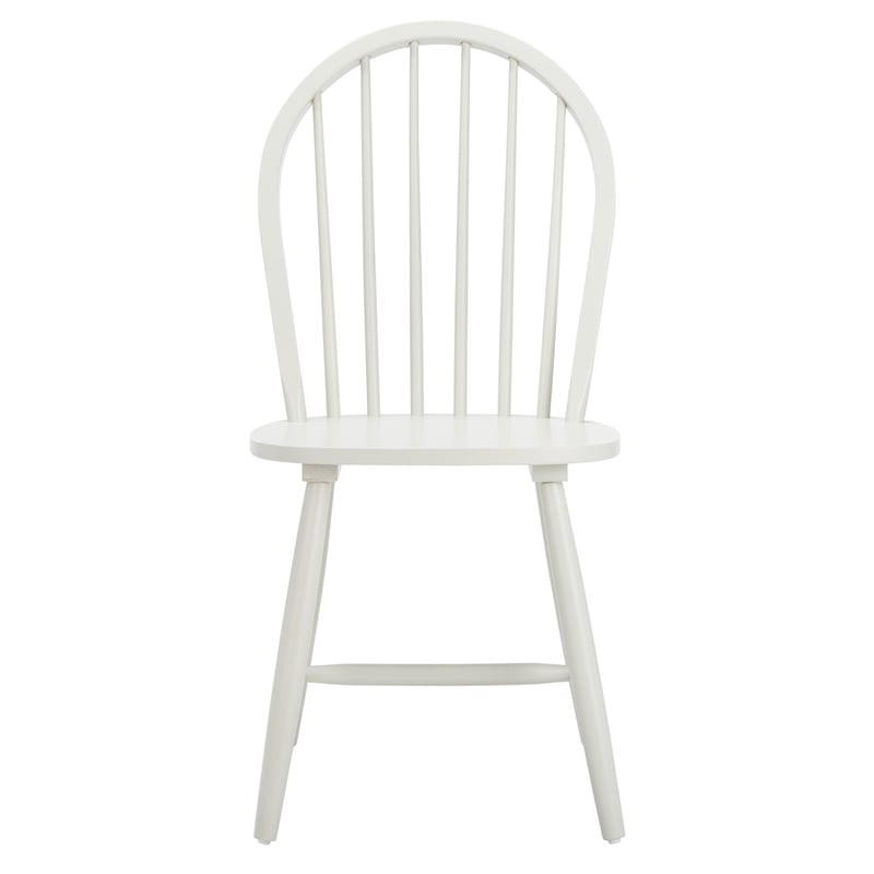 Safavieh Camden Wood Spindle Dining Chair in Off White