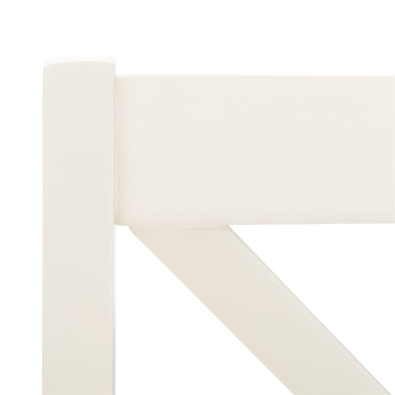 Safavieh Silio X-Back Wood Dining Chair in White