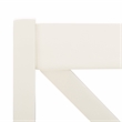 Safavieh Silio X-Back Wood Dining Chair in White