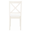 Safavieh Silio X-Back Wood Dining Chair in White