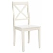 Safavieh Silio X-Back Wood Dining Chair in White