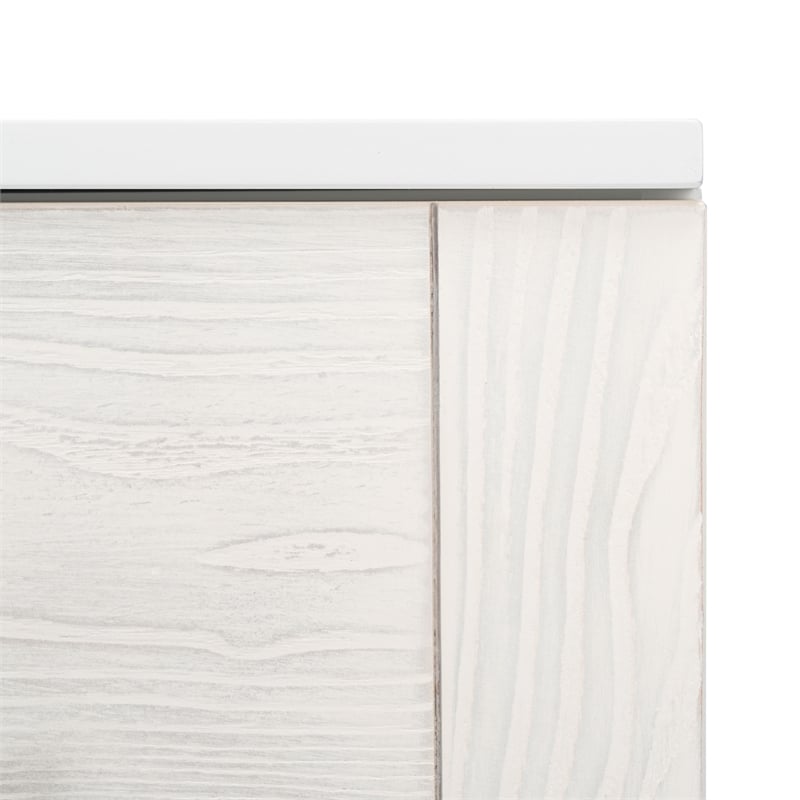 Safavieh Genevieve Wood 3 Drawer Dresser in White