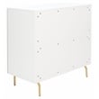 Safavieh Genevieve Wood 3 Drawer Dresser in White