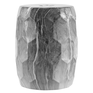 Safavieh Dain Ceramic Garden Stool in Black