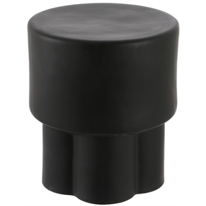 Safavieh Cordiz 14.25&quot Ceramic Garden Stool in Matte Black