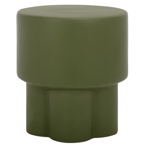 Safavieh Cordiz 14.25&quot Ceramic Garden Stool in Green