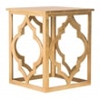 Safavieh Milo Wood End Table in Gold