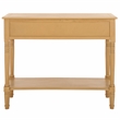 Safavieh Samantha Wood and Metal Console in Camel