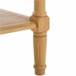 Safavieh Samantha Wood and Metal Console in Camel