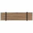Safavieh Margaux Wood and Metal Console Table in Light Gray / Oak / Black