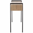 Safavieh Margaux Wood and Metal Console Table in Light Gray / Oak / Black