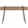 Safavieh Margaux Wood and Metal Console Table in Light Gray / Oak / Black