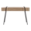 Safavieh Margaux Wood and Metal Console Table in Light Gray / Oak / Black