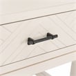 Safavieh Ajana Wood and Metal 2 Drawer Console Table in White