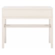Safavieh Ajana Wood and Metal 2 Drawer Console Table in White