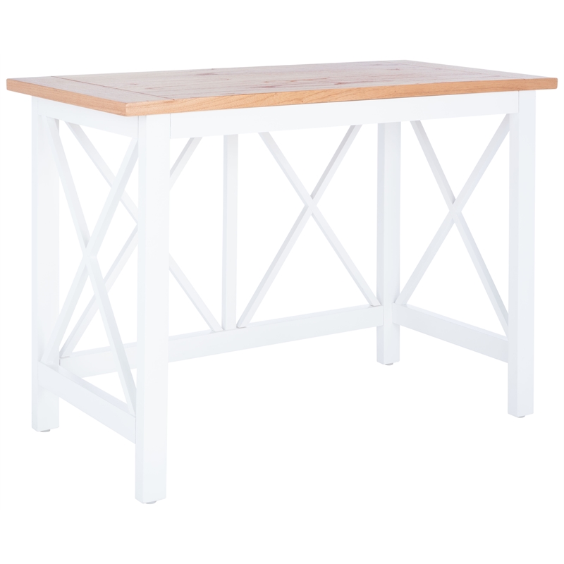 Safavieh Freyr Desk Wood in Natural / White