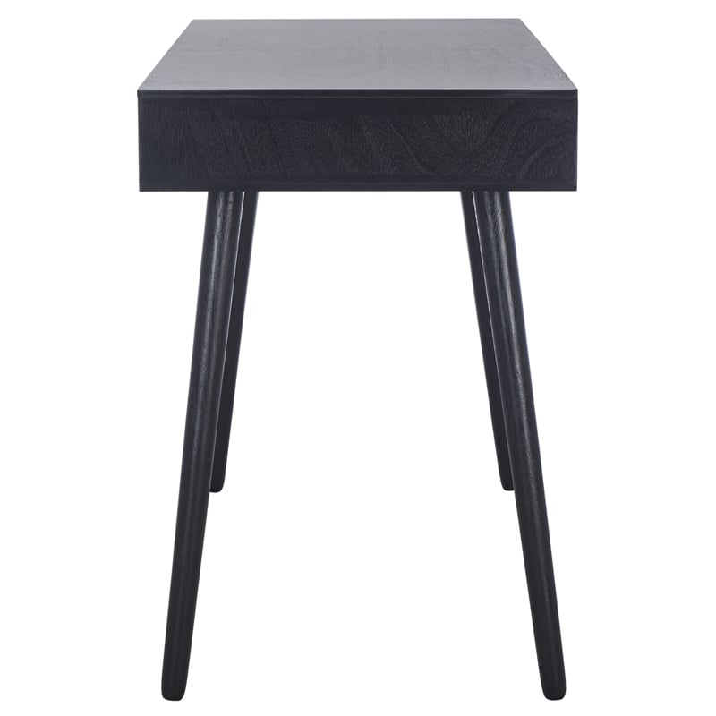 Safavieh O'Dwyer Wood 2 Drawer Desk in Black