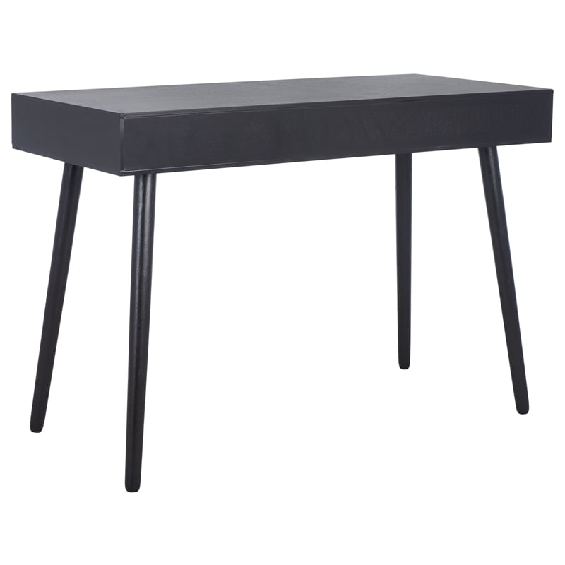 Safavieh O'Dwyer Wood 2 Drawer Desk in Black