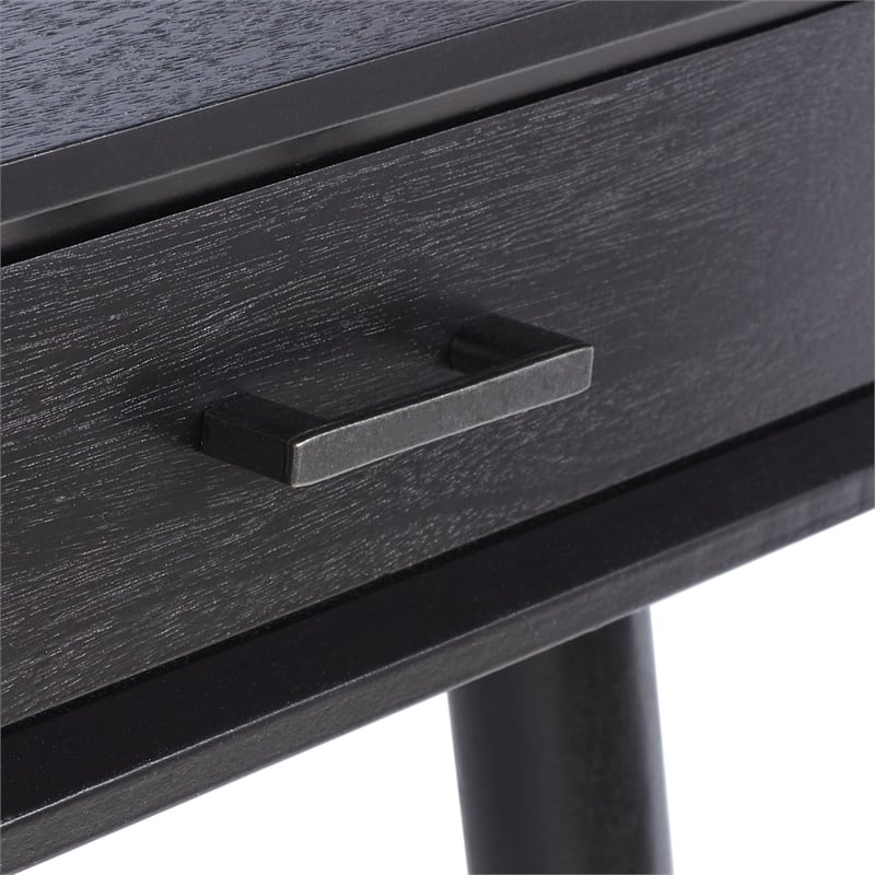 Safavieh O'Dwyer Wood 2 Drawer Desk in Black