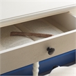 Safavieh Arina Wood and Metal 1 Drawer Desk in White