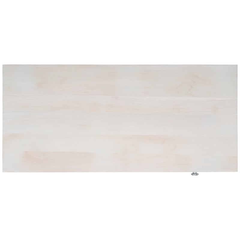 Safavieh Raveena Wood and Iron Desk in White / Silver